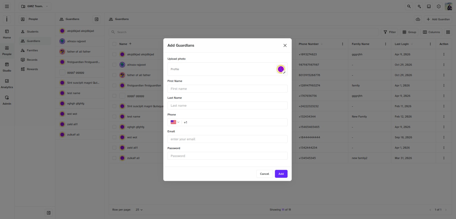 Dashboard