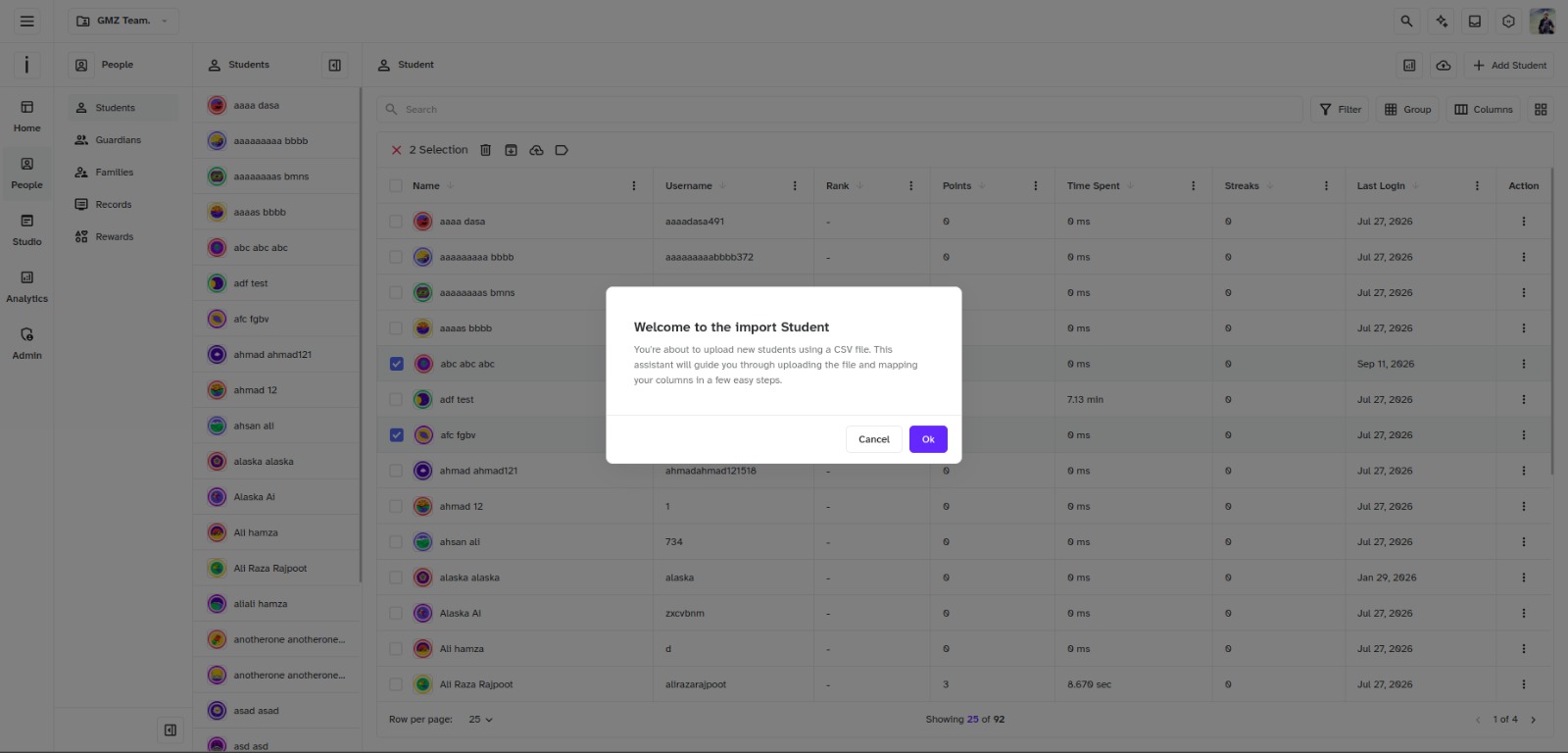 Dashboard