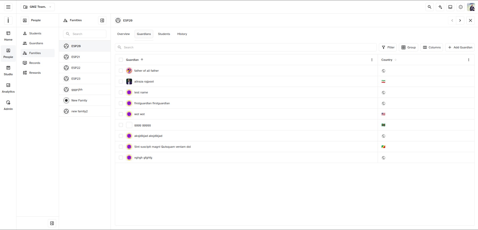 Dashboard