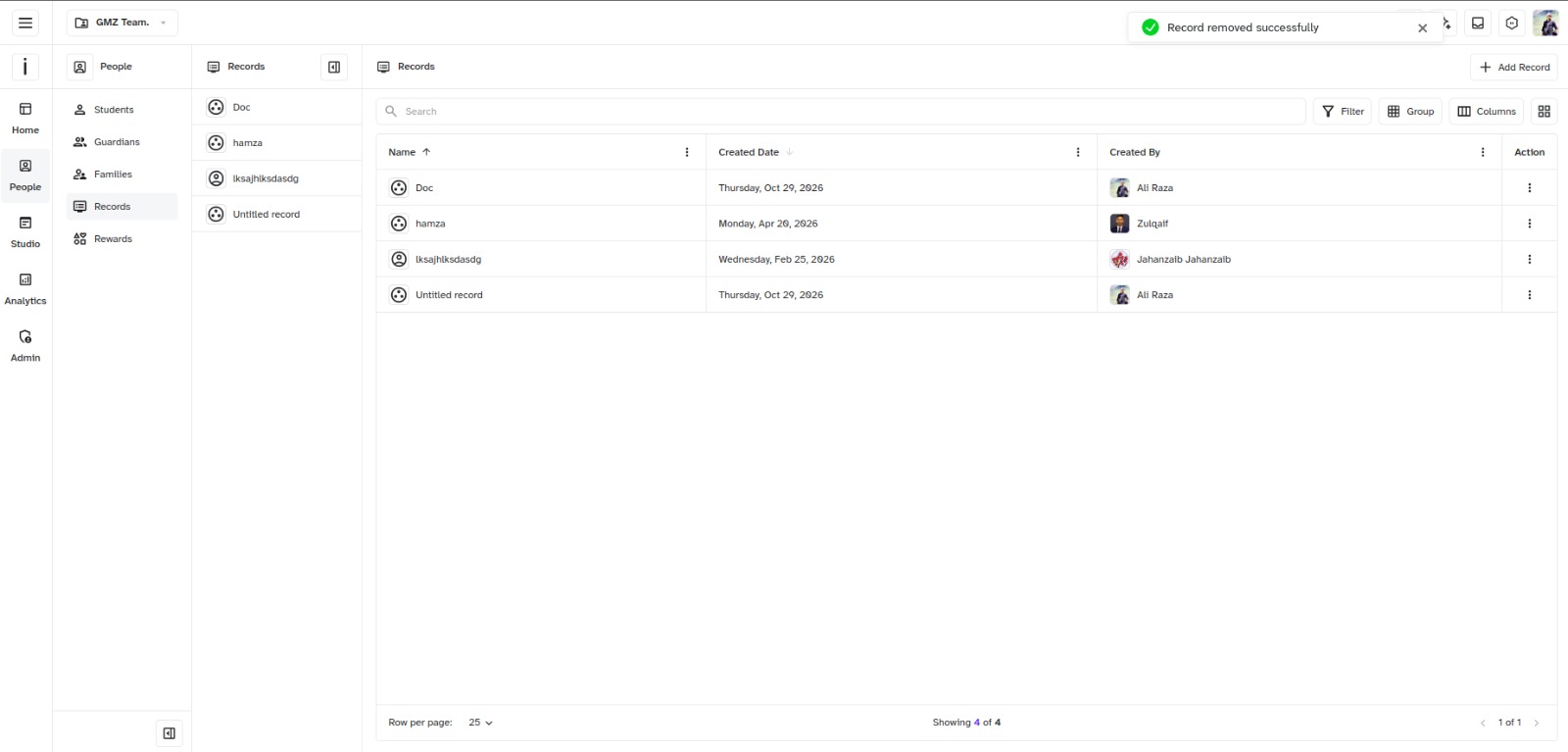 Dashboard
