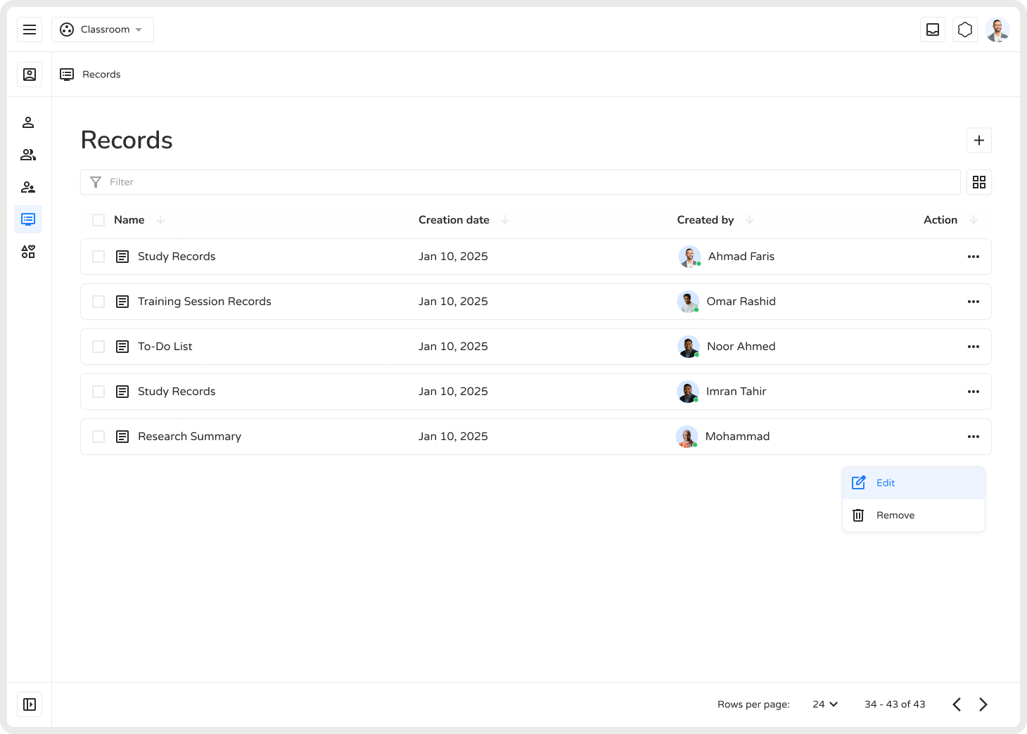Dashboard