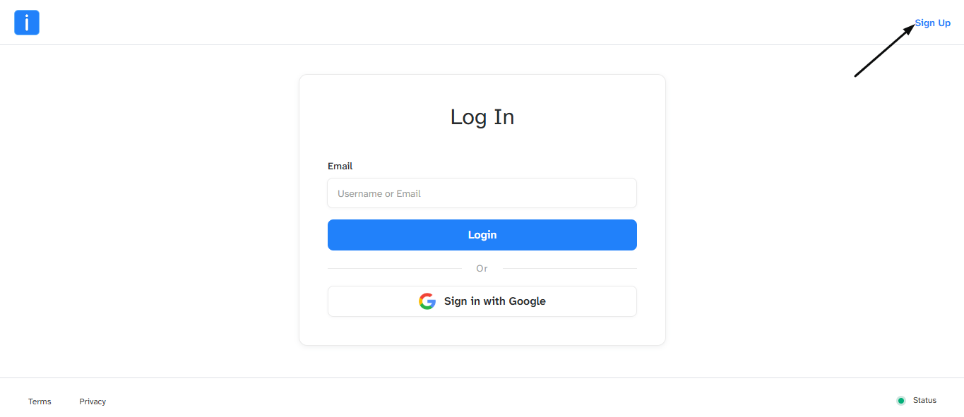 Sign Up